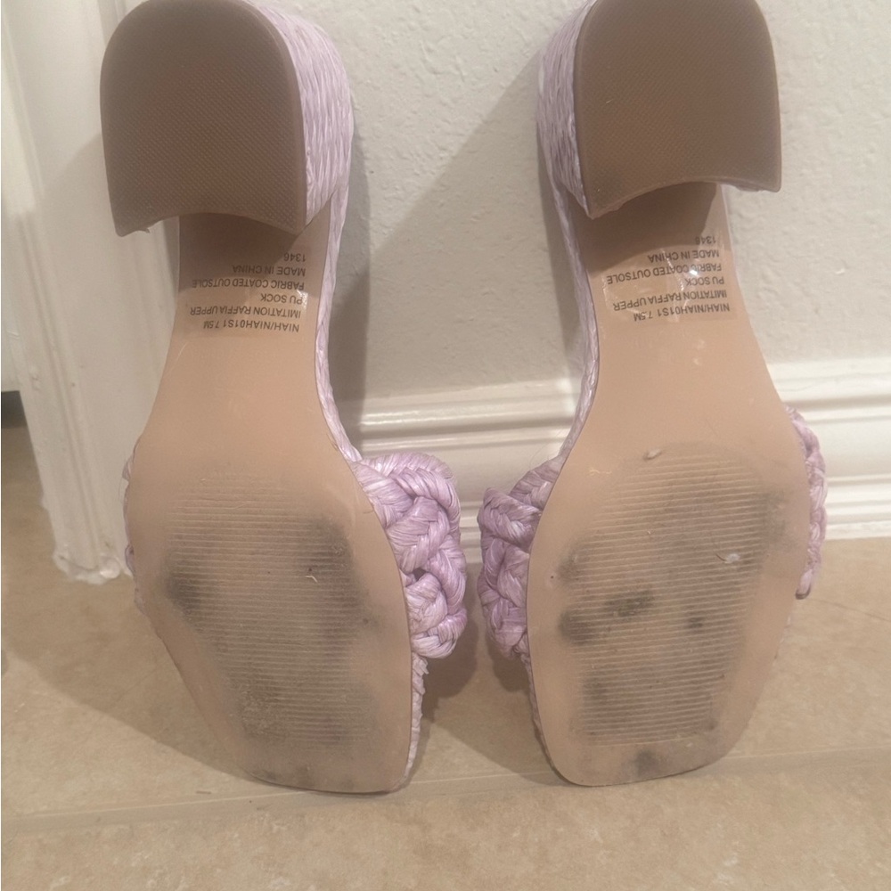 Steve Madden Women's Purple Braided Sandals - Picture 7 of 7